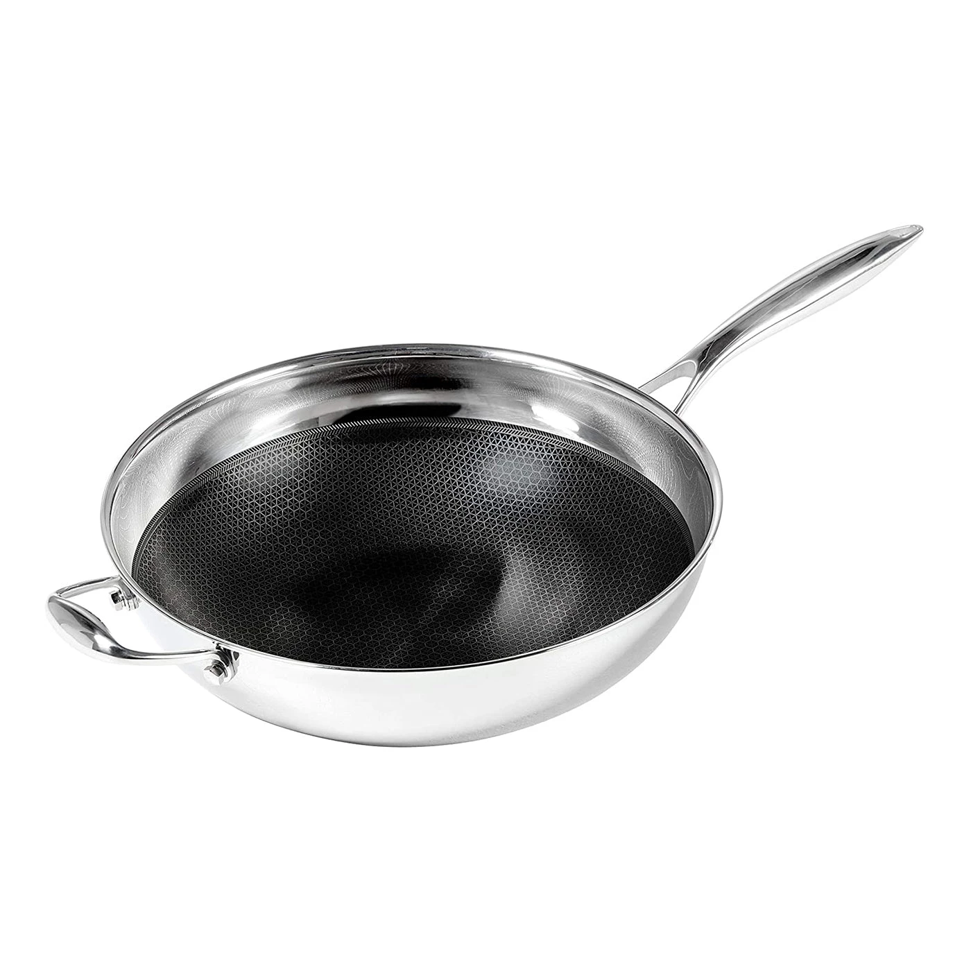 Black Cube 12.5" Wok W/Helper Handle Woks 3 Black Cube 12.5" Wok W/Helper Handle Woks