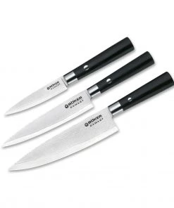 Boker Damascus Black 3-Pc Set