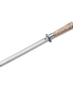 Boker Damascus Olive Sharpening Steel