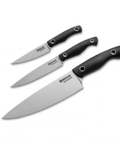 Knife Sets Boker Saga 3-Pc Knife Set - G10 Satin