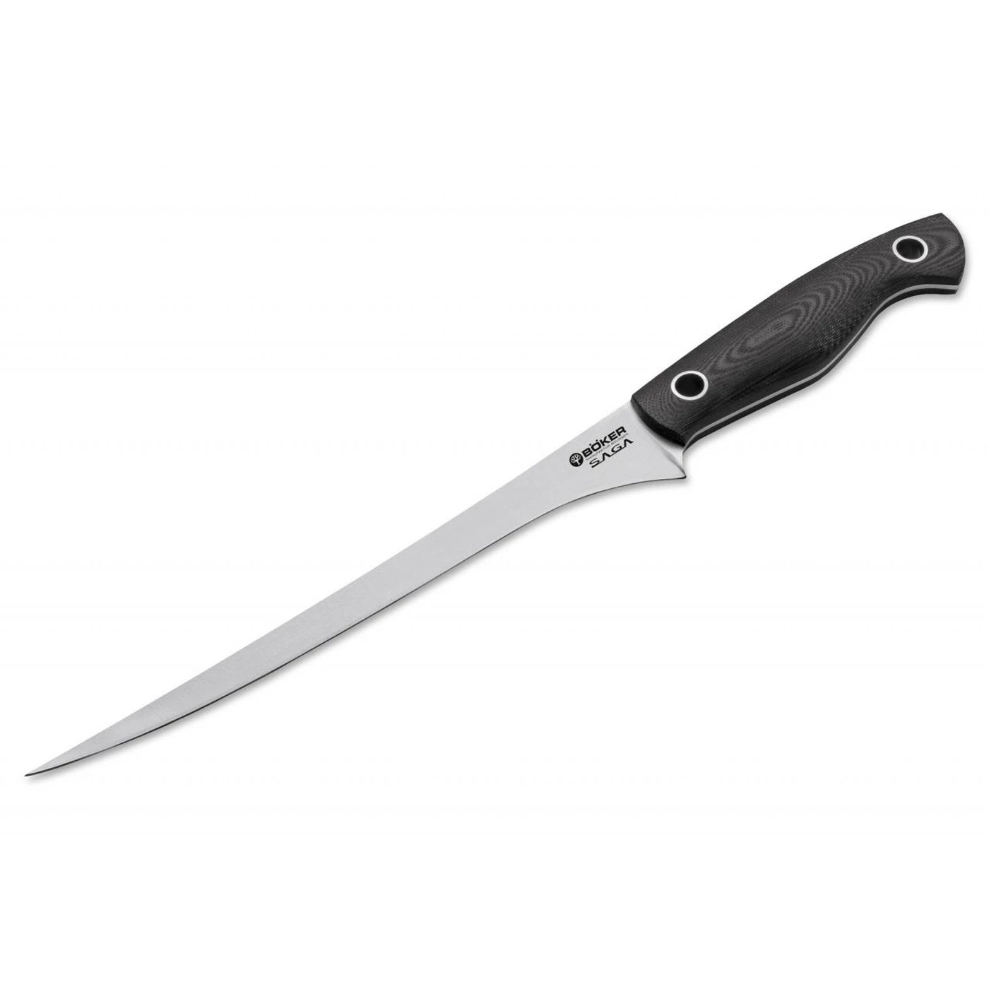 Boker Saga 7.7" Fillet Knife - G10 Satin Filet Knives 3 Boker Saga 7.7" Fillet Knife - G10 Satin Filet Knives