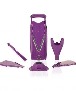 Borner - VPower Mandoline - Purple W/Purple Peeler