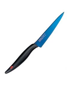 Chroma Kasumi Titanium: 4 3/4" Utility Knife - Blue Utility Knives