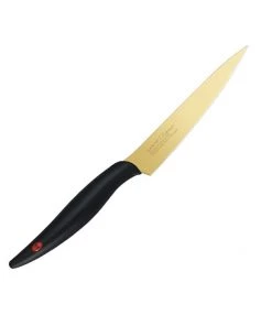 Chroma Kasumi Titanium: 4 3/4" Utility Knife - Gold Utility Knives