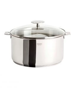 Cristel USA Stock & Multipots Cristel Casteline Removable Handle - 4.5 Qt Stew Pan W/Lid
