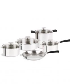 Cristel USA Cristel Mutine Removable Handle - 13-Pc Stainless Steel Cookware Set