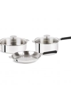 Cristel USA Cristel Mutine Removable Handle - 7-Pc Stainless Steel Cookware Set Cookware Sets