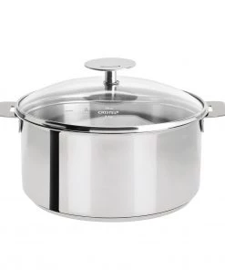 Cristel USA Cristel Mutine Removable Handle - 7 Qt Stew Pan W/Lid