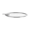 Cristel USA Cristel Strate 9.5" Flat Glass Lid 1 Cristel USA Cristel Strate 9.5" Flat Glass Lid