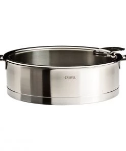 Cristel USA Cristel Strate Removable Handle - 5.5 Qt Saute Pan W/Lid