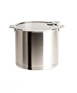 Cristel USA Cristel Strate Removable Handle - 7.5 Qt Stockpot W/Lid Stock & Multipots