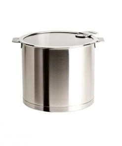 Cristel USA Cristel Strate Removable Handle - 10 Qt Stockpot W/Lid Stock & Multipots