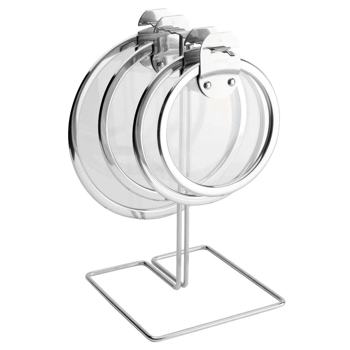 Cristel USA Cristel Strate Standing Lid Holder 3 Cristel USA Cristel Strate Standing Lid Holder
