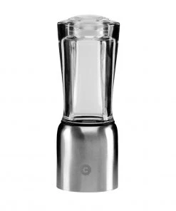 Salt & Pepper Mills CrushGrind Oslo 6" Salt Or Pepper Grinder - Stainless Steel/Acrylic
