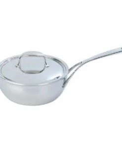 Saute Pans Demeyere Atlantis - 2.6 Qt Stainless Conic Saute Pan With Stainless Steel Lid