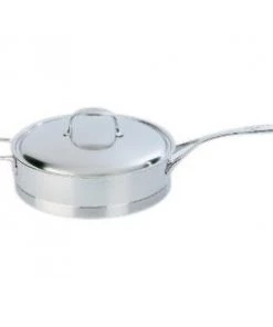 Saute Pans Demeyere Atlantis - 2.6 Qt Stainless Steel Low Sautepan With Lid