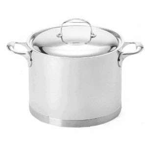 Demeyere Atlantis - 8.5 Qt Stainless Steel Stockpot With Lid 3 Demeyere Atlantis - 8.5 Qt Stainless Steel Stockpot With Lid