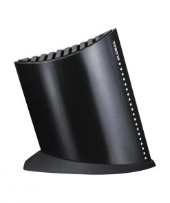 Global GKB-52/CB - 10 Slot Ship Shape Knife Block - Black