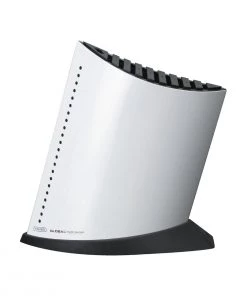Global GKB-52/CW - 10 Slot Ship Shape Knife Block - White