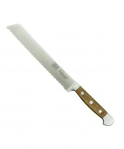 Gude Güde Alpha Barrel Oak Series - 8" Bread Knife