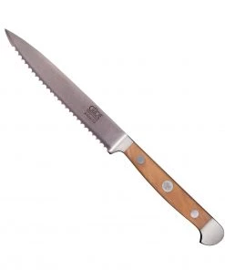 Gude Güde Alpha Olive Series - 5" Tomato Knife