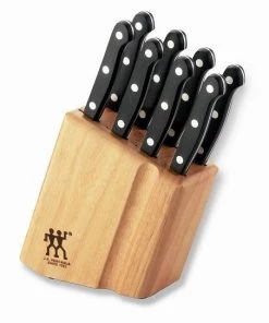 Henckels 9 PC Block Set Gourmet Steak Knife Set Steak Knives