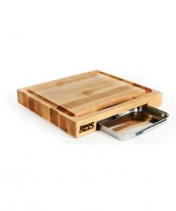 John Boos 15 X 14 X 2.25 Newton Prep Master W/Pan - Reversible Cutting Boards