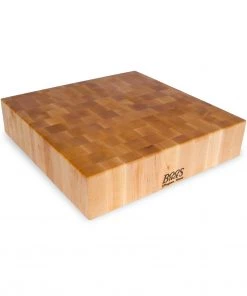 John Boos 24 X 24 X 4 End Grain Maple Chopping Block - Non-Reversible