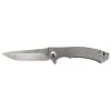 Kershaw ZT - 3.25" Small Sinkevich Folder Knife - Stonewashed Titanium Handle