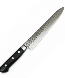 Kikuichi Warikomi Tsuchime Damascus Gold 8" Slicing Knife