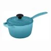 Le Creuset 1 3/4 Qt. Signature Iron Handle Precision Pour Saucepan - Caribbean Saucepans & Sauciers