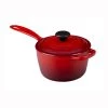 Le Creuset 1 3/4 Qt. Signature Iron Handle Precision Pour Saucepan - Cherry