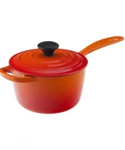 Saucepans & Sauciers Le Creuset 1 3/4 Qt. Signature Iron Handle Precision Pour Saucepan - Flame