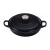 Dutch Ovens & Brasiers Le Creuset 1 1/2 Qt. Signature Braiser W/Stainless Steel Knob - Licorice