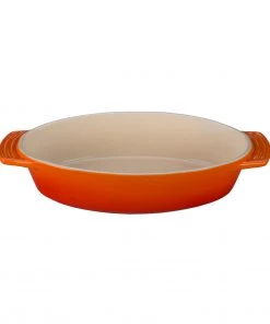 Le Creuset 1 3/4 Qt. (11 1/4") Oval Dish - Flame Bakers & Casseroles