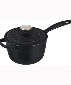 Saucepans & Sauciers Le Creuset 1 3/4 Qt. Signature Saucepan W/Stainless Steel Knob - Licorice