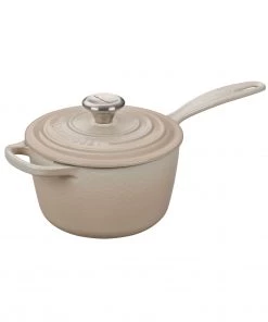Le Creuset 1 3/4 Qt. Signature Saucepan W/Stainless Steel Knob - Meringue Saucepans & Sauciers