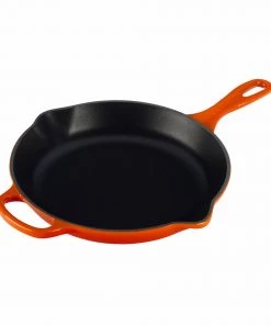 Frypans & Skillets Le Creuset 10 1/4" (1 3/4 Qt.) Signature Iron Handle Skillet - Flame