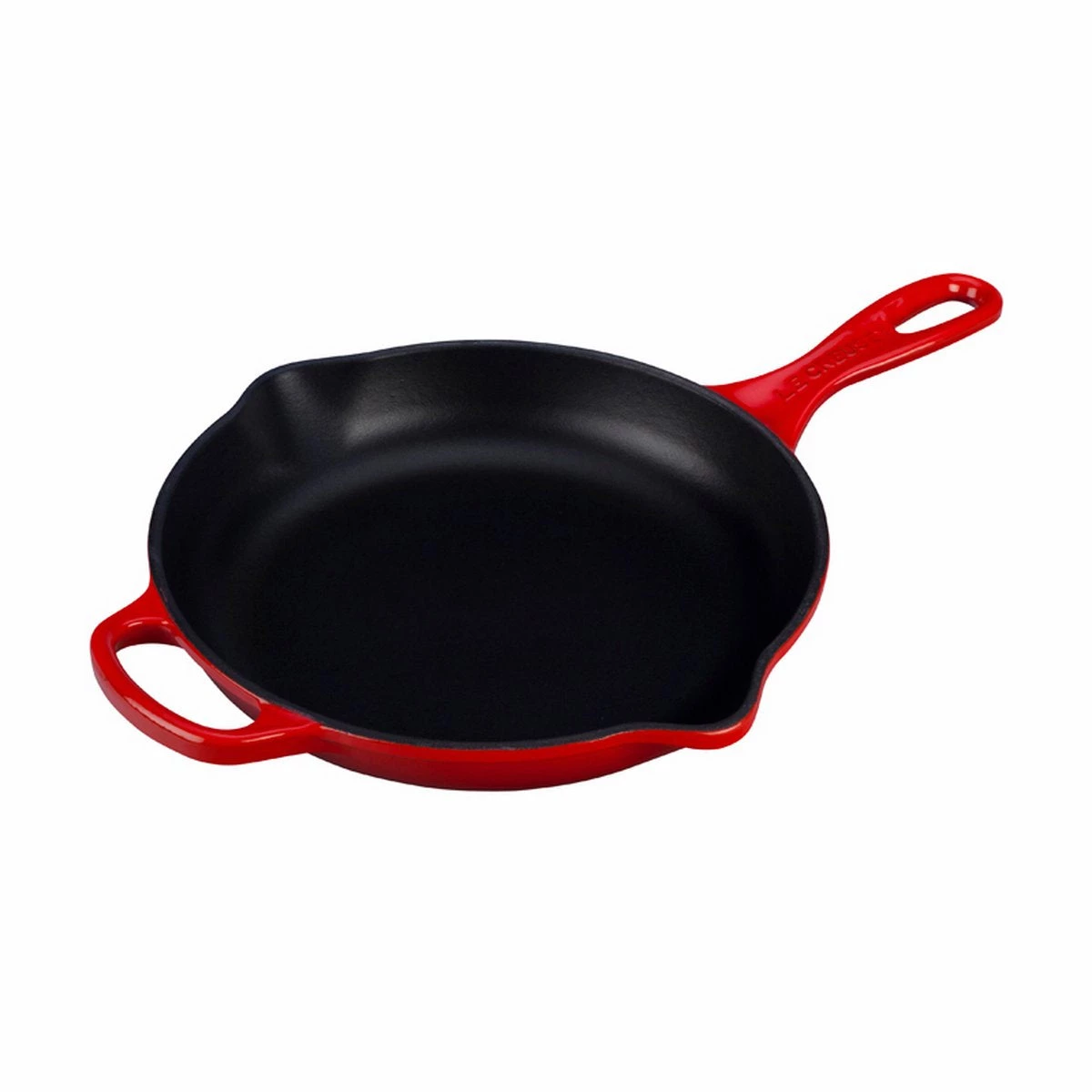 Le Creuset 9" (1 3/8 Qt.) Signature Iron Handle Skillet - Cherry Frypans & Skillets 3 Le Creuset 9" (1 3/8 Qt.) Signature Iron Handle Skillet - Cherry Frypans & Skillets