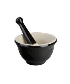 Le Creuset 10 Oz. Mortar & Pestle - Black