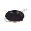 Le Creuset 11 3/4" (2 3/8 Qt.) Signature Iron Handle Skillet - Meringue