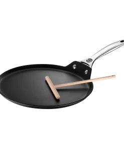 Breakfast Pans Le Creuset 11" Crepe Pan W/Rateau - Toughened Nonstick PRO