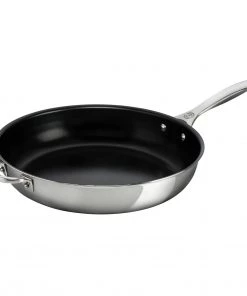 Le Creuset 12.5" Nonstick Deep Fry Pan With Helper Handle Frypans & Skillets