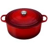 Dutch Ovens & Brasiers Le Creuset 13 1/4 Qt. Signature Round French Oven W/Stainless Steel Knob - Cherry
