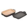 Le Creuset 14 3/4" X 9" X 2 1/2" Rectangular Dish W/Platter Lid - Oyster