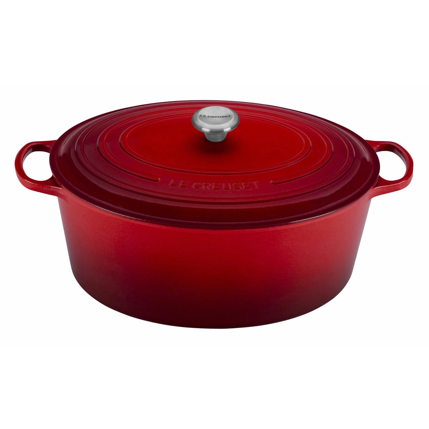 Le Creuset 15 1/2 Qt. Signature Goose Pot W/Stainless Steel Knob - Cherry Dutch Ovens & Brasiers 3 Le Creuset 15 1/2 Qt. Signature Goose Pot W/Stainless Steel Knob - Cherry Dutch Ovens & Brasiers