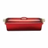 Serveware Le Creuset 2 Qt. (4" X 12 2/3") Pate Terrine - Cherry