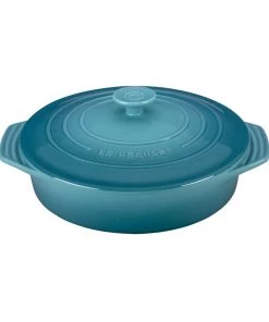 Le Creuset 2 1/10 Qt. (9 1/2") Covered Round Casserole - Caribbean