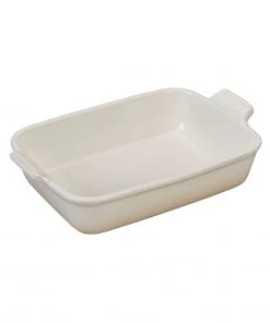 Bakers & Casseroles Le Creuset 2 1/2 Qt. (10 1/2" X 7") Heritage Rectangular Dish - Meringue