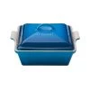 Le Creuset 2 1/2 Qt. (9") Heritage Covered Square Casserole - Marseille Bakers & Casseroles